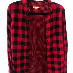 Joe Fresh Red and Black Flannel (Womens)